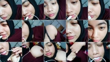Ome Tv Hijab Hitam Mulus